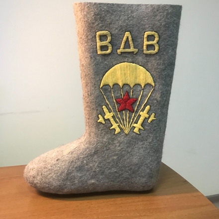 Валенки с ручной вышивкой для мужчин, мод.0015